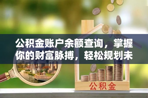 康乐公积金账户余额查询，掌握你的财富脉搏，轻松规划未来