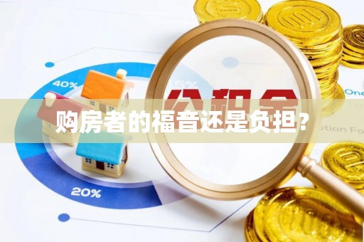 康乐购房者的福音还是负担？