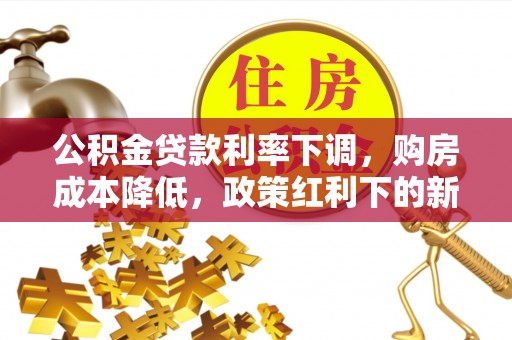 康乐公积金贷款利率下调，购房成本降低，政策红利下的新机遇
