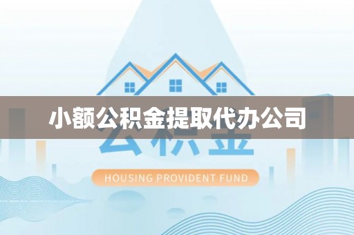 康乐小额公积金提取代办公司
