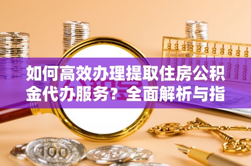 康乐如何高效办理提取住房公积金代办服务？全面解析与指南