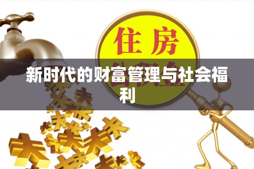 康乐新时代的财富管理与社会福利