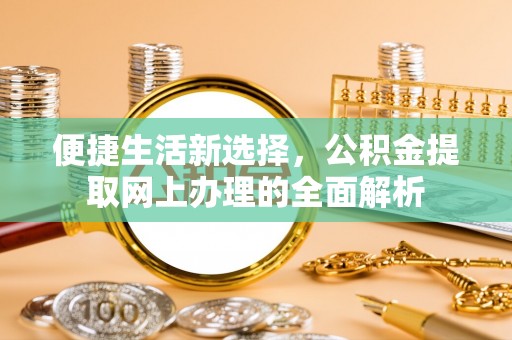 康乐便捷生活新选择，公积金提取网上办理的全面解析