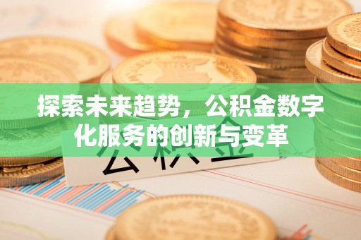 康乐探索未来趋势，公积金数字化服务的创新与变革