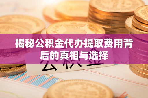 康乐揭秘公积金代办提取费用背后的真相与选择