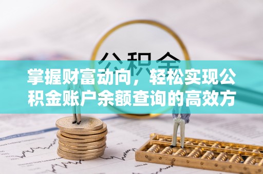 康乐掌握财富动向，轻松实现公积金账户余额查询的高效方式