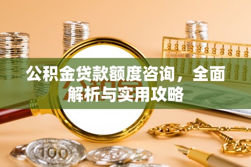 康乐公积金贷款额度咨询，全面解析与实用攻略