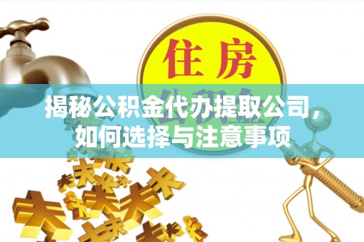 康乐揭秘公积金代办提取公司，如何选择与注意事项