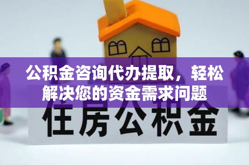 康乐公积金咨询代办提取，轻松解决您的资金需求问题