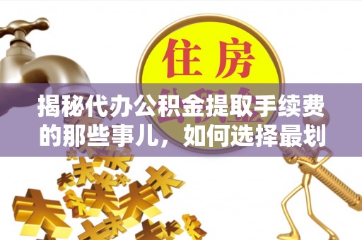 康乐揭秘代办公积金提取手续费的那些事儿，如何选择最划算的服务？