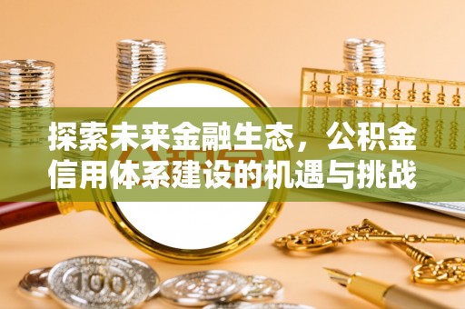 康乐探索未来金融生态，公积金信用体系建设的机遇与挑战