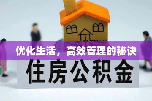 康乐优化生活，高效管理的秘诀