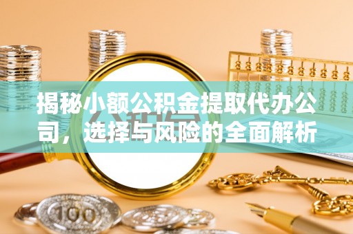 康乐揭秘小额公积金提取代办公司，选择与风险的全面解析