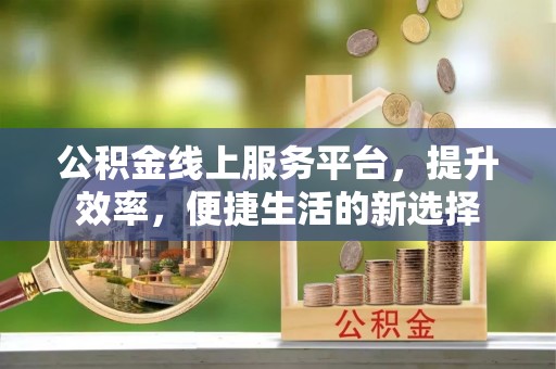 康乐公积金线上服务平台，提升效率，便捷生活的新选择