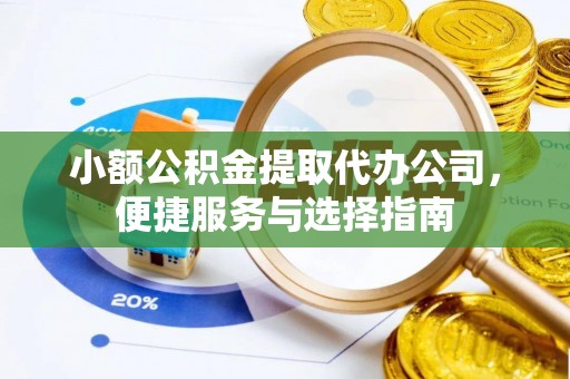 康乐小额公积金提取代办公司，便捷服务与选择指南