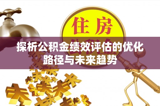 康乐探析公积金绩效评估的优化路径与未来趋势