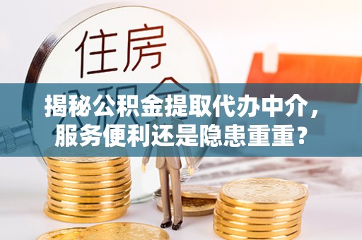 康乐揭秘公积金提取代办中介，服务便利还是隐患重重？