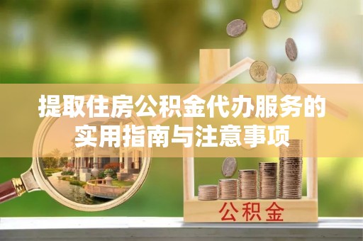 康乐提取住房公积金代办服务的实用指南与注意事项