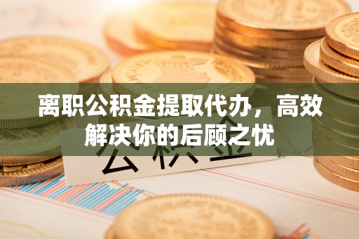 康乐离职公积金提取代办，高效解决你的后顾之忧