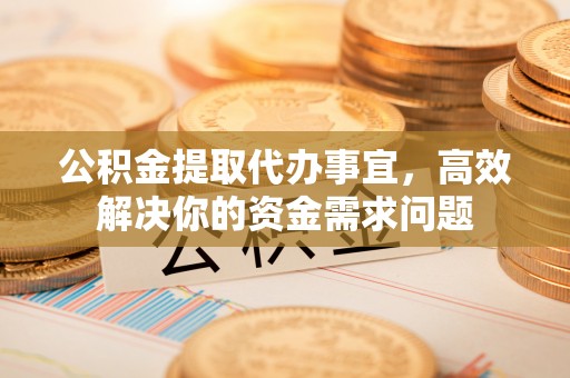 康乐公积金提取代办事宜，高效解决你的资金需求问题
