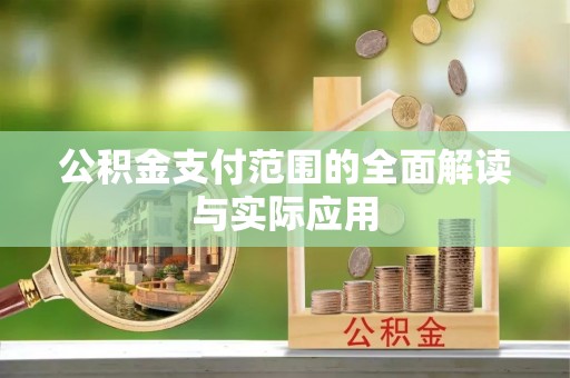 康乐公积金支付范围的全面解读与实际应用