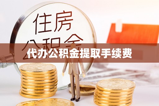 康乐代办公积金提取手续费