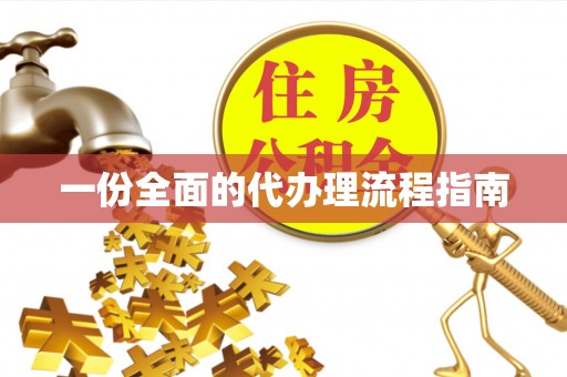 康乐一份全面的代办理流程指南